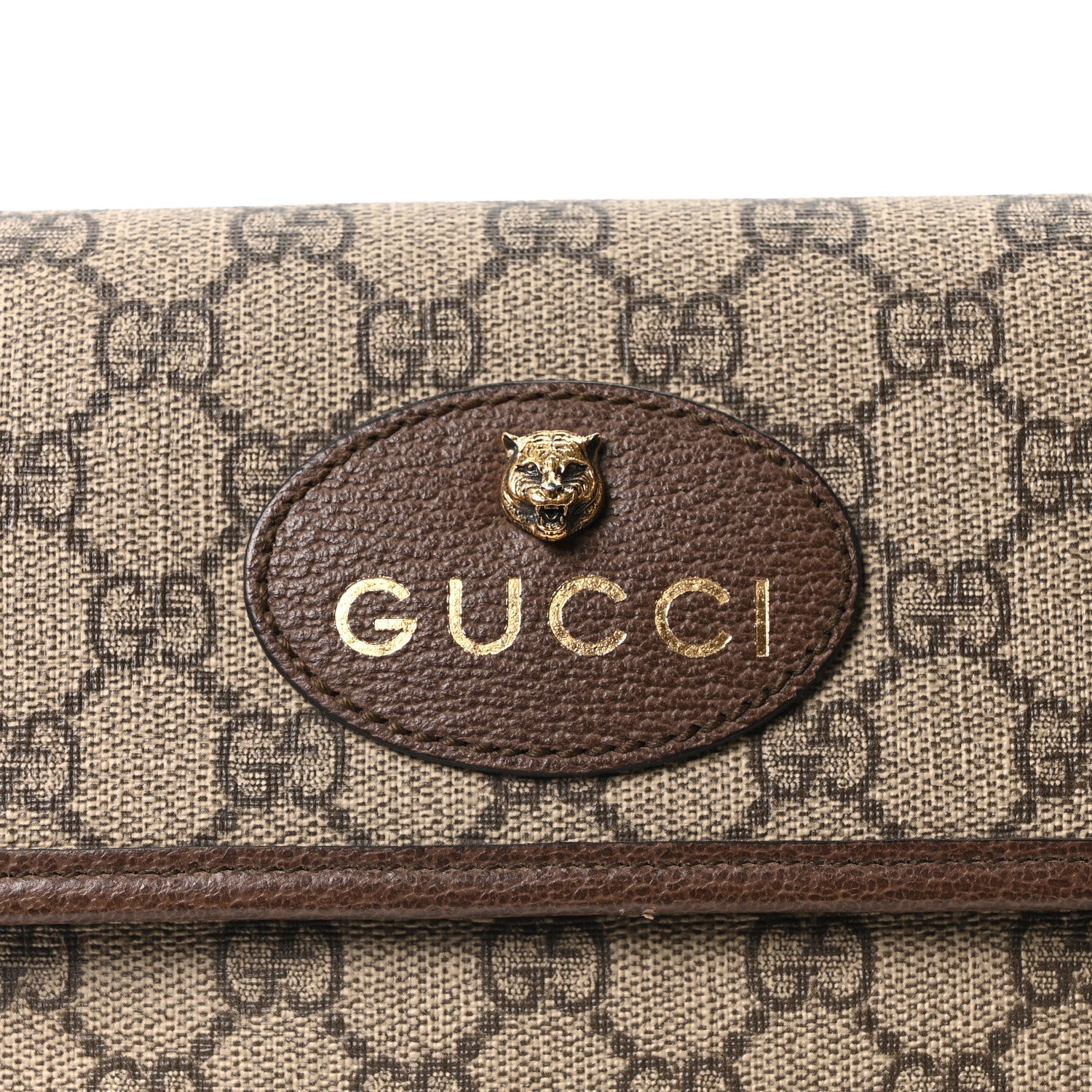Gucci GG Supreme Monogram Neo Vintage Web Belt Bag Brown 8 of 10