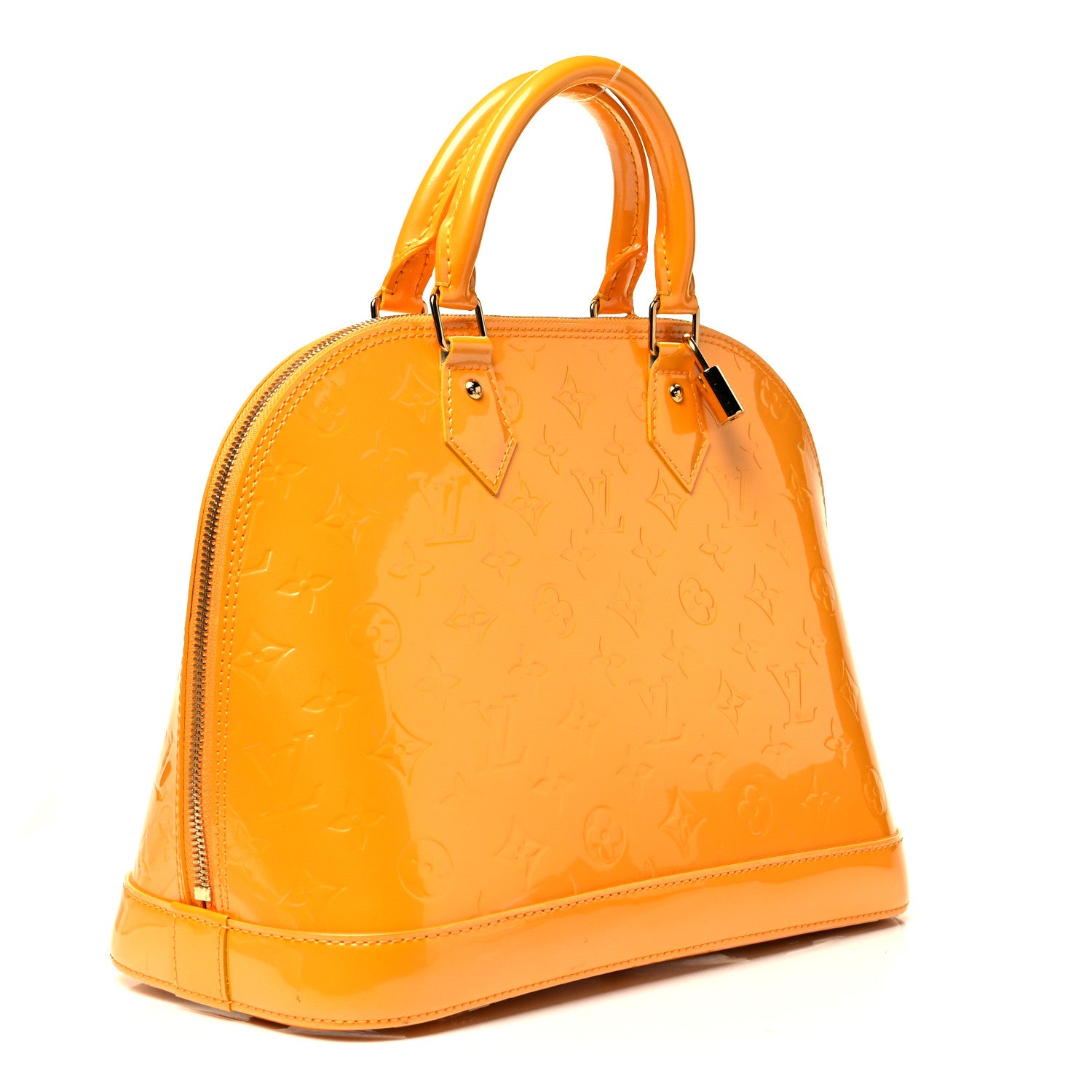 Louis Vuitton Vernis Alma PM Jaune Passion 3 of 8