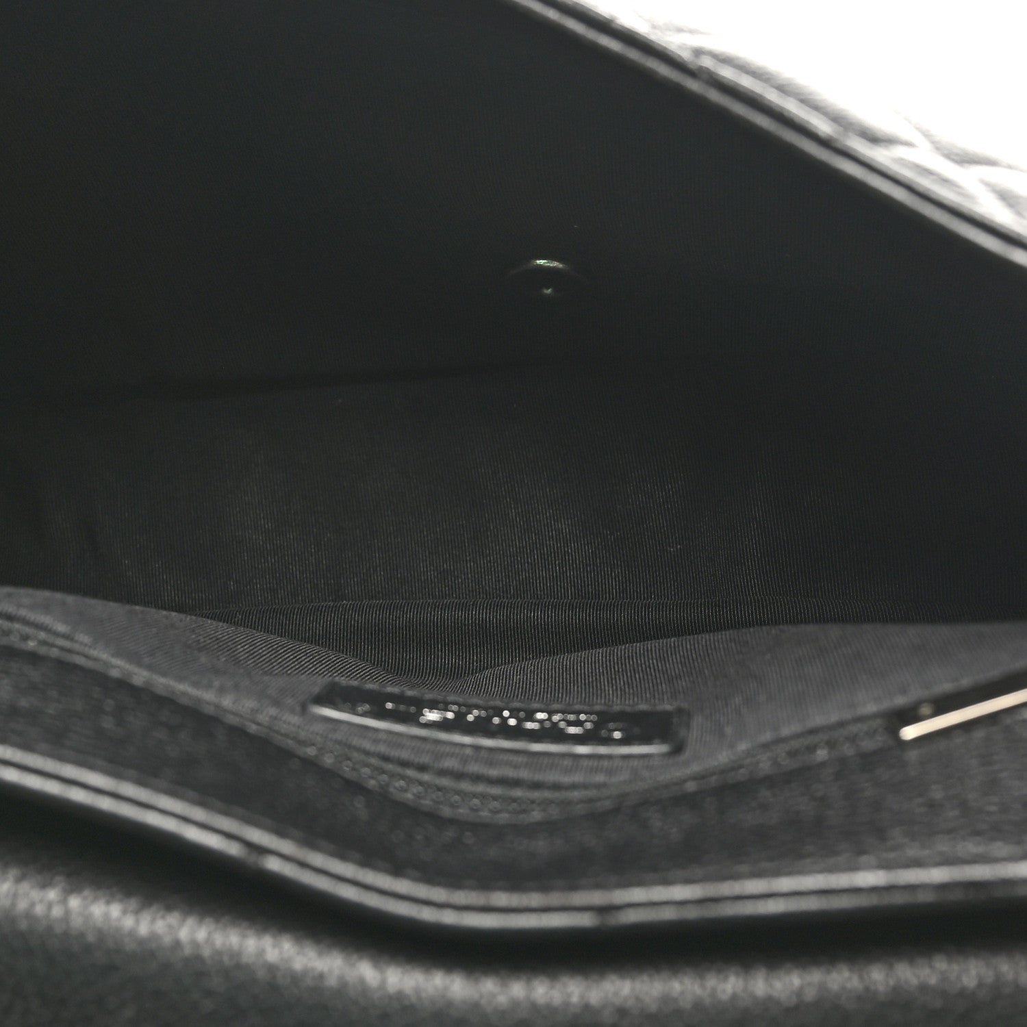 Chanel Calfskin Quilted Casual Pocket Messenger Flap Black 5 of 10