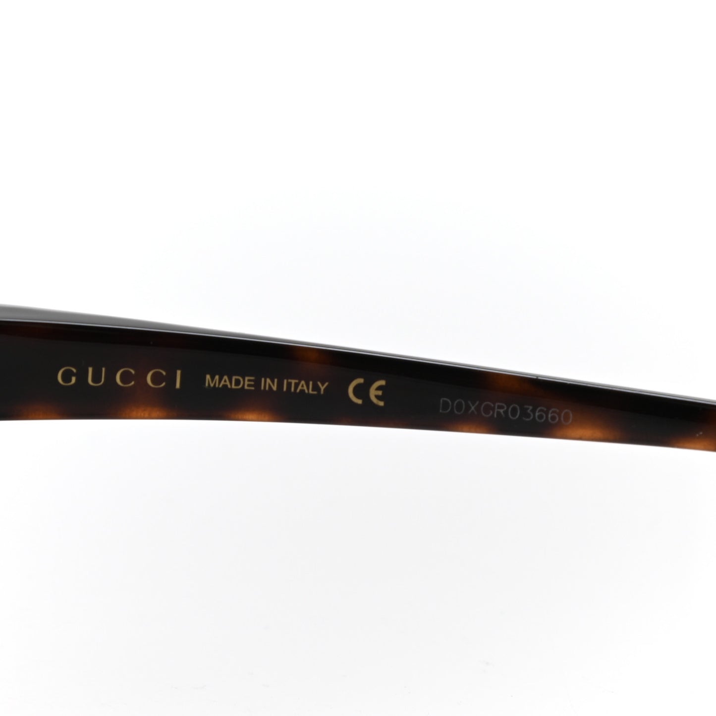 Acetate Square Frame Sunglasses GG0876S Tortoise