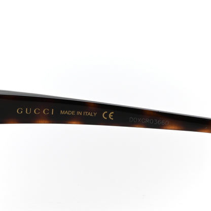 Gucci Acetate Square Frame Sunglasses GG0876S Tortoise 6 of 8