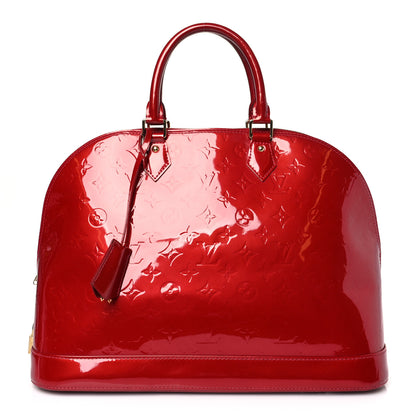 Louis Vuitton Vernis Alma MM Pomme D'Amour 1 of 8