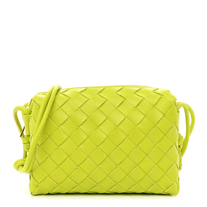 Bottega Veneta Nappa Intrecciato Mini Loop Camera Bag Acid Kiwi 1 of 9