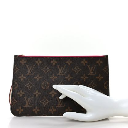 Louis Vuitton Monogram Neverfull MM GM Pochette Pivoine 2 of 6