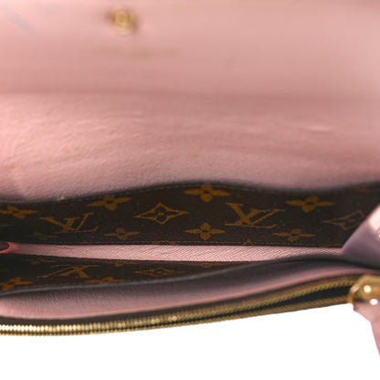 Louis Vuitton Monogram Emilie Wallet Rose Ballerine 5 of 13