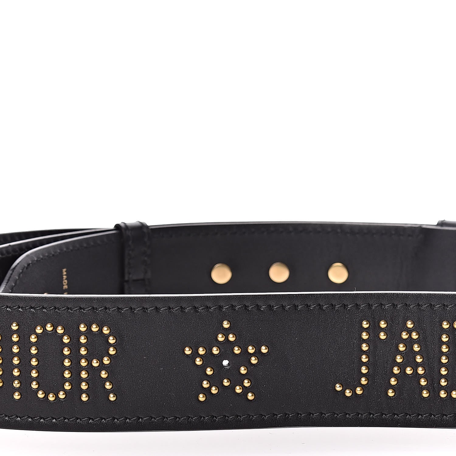 Christian Dior Calfskin Studded J’Adior Shoulder Strap Black 3 of 5