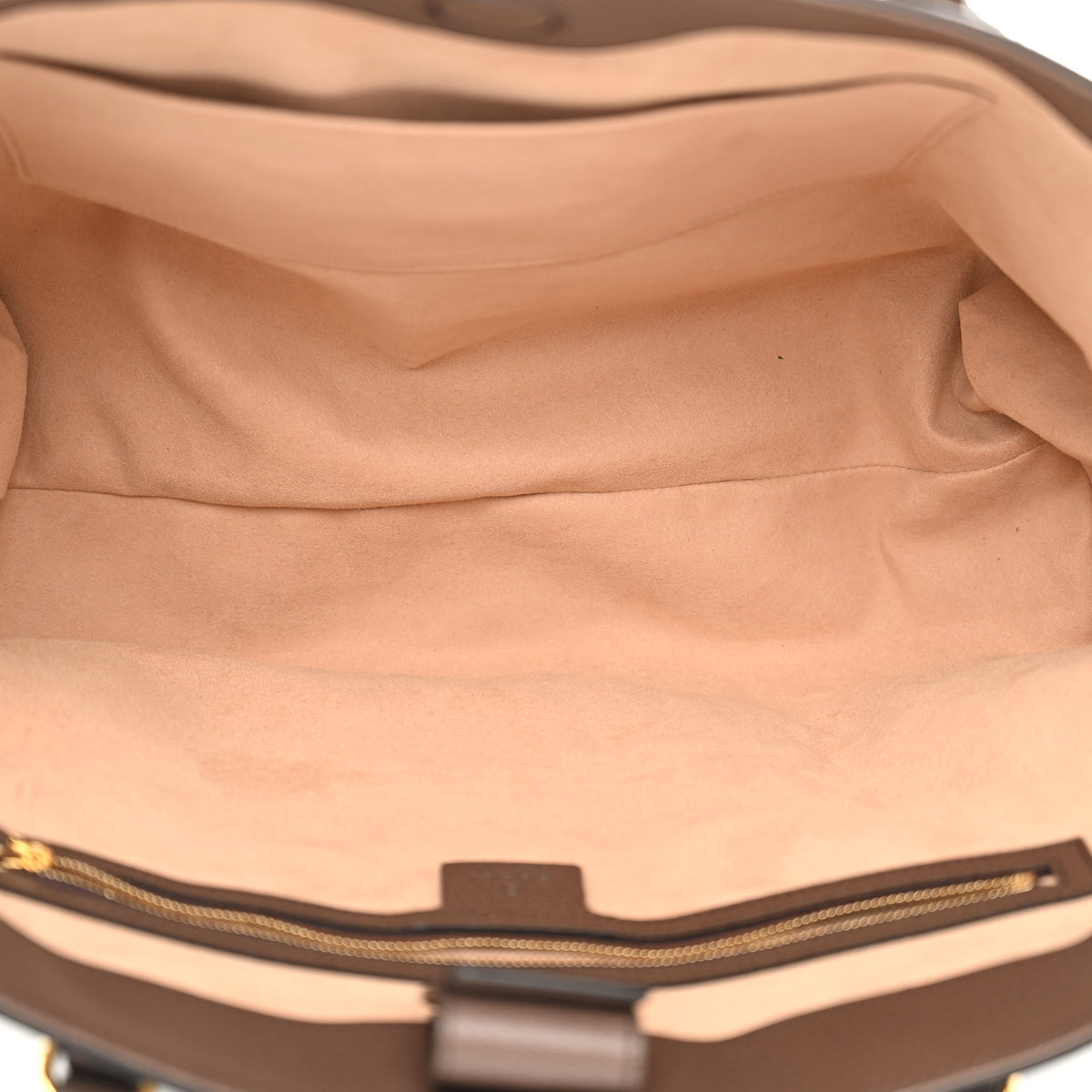 GG Supreme Monogram Medium Ophidia Shopping Tote Brown