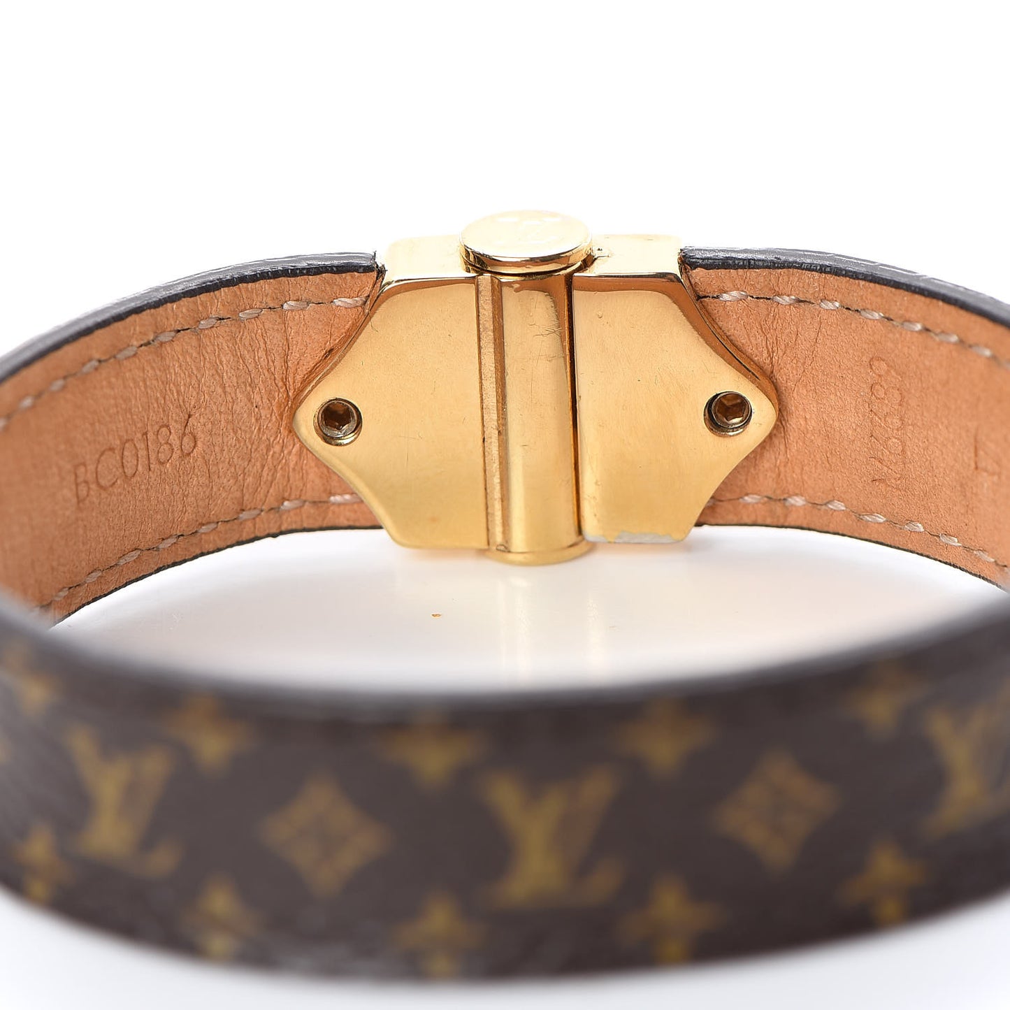Monogram Lockit Bracelet 17 Black