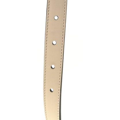 Gucci Calfskin Double G 20mm Belt 80 32 Mystic White 3 of 4
