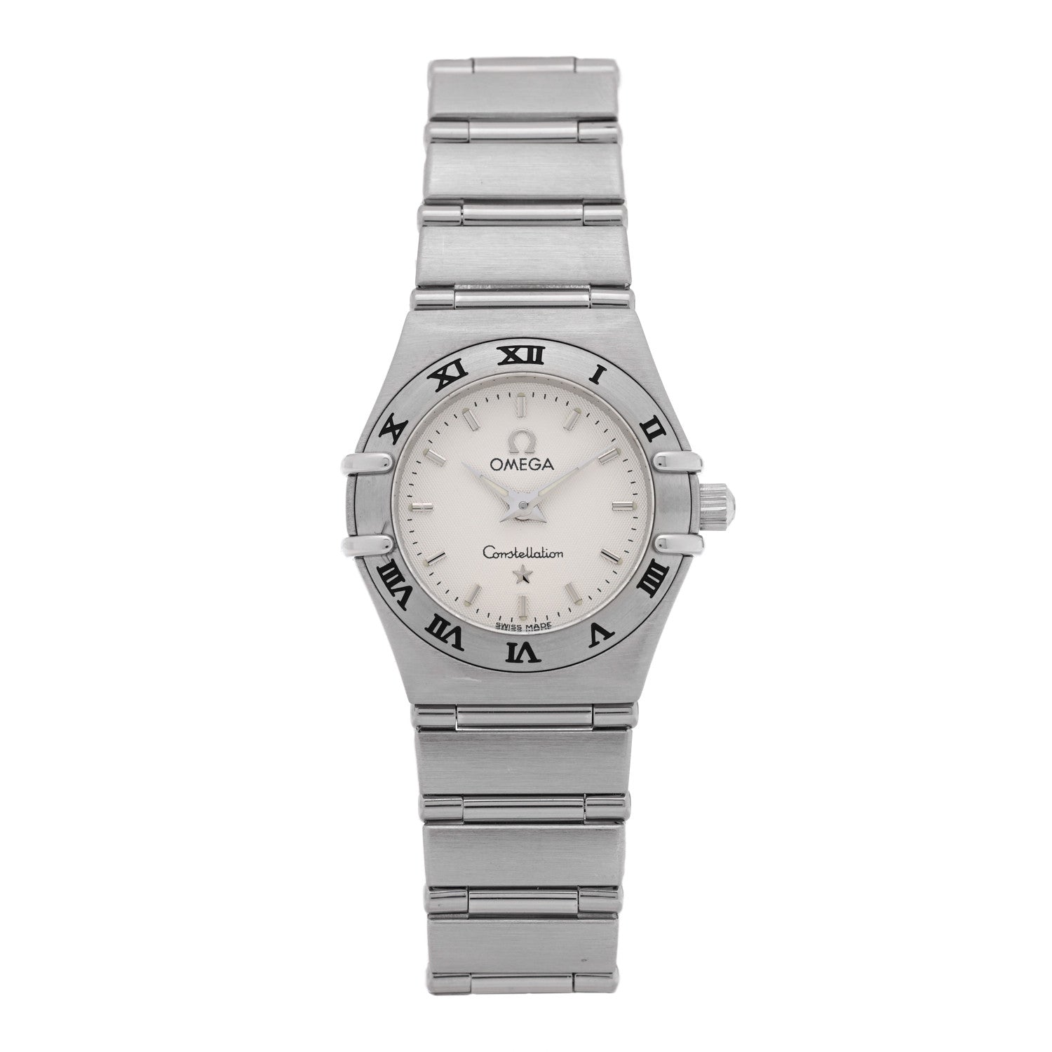 Omega Stainless Steel 22mm Constellation Quartz Watch White 1562.30 1 of 4