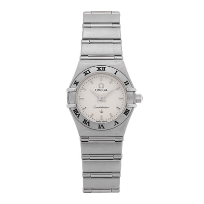 Omega Stainless Steel 22mm Constellation Quartz Watch White 1562.30 1 of 4
