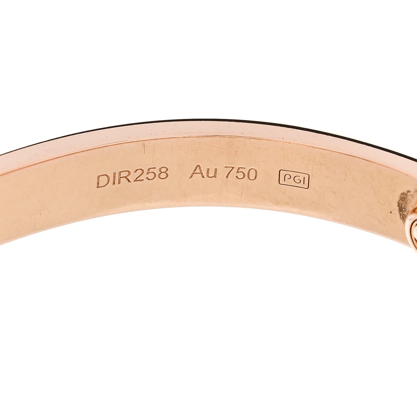 18K Pink Gold LOVE Bracelet 17