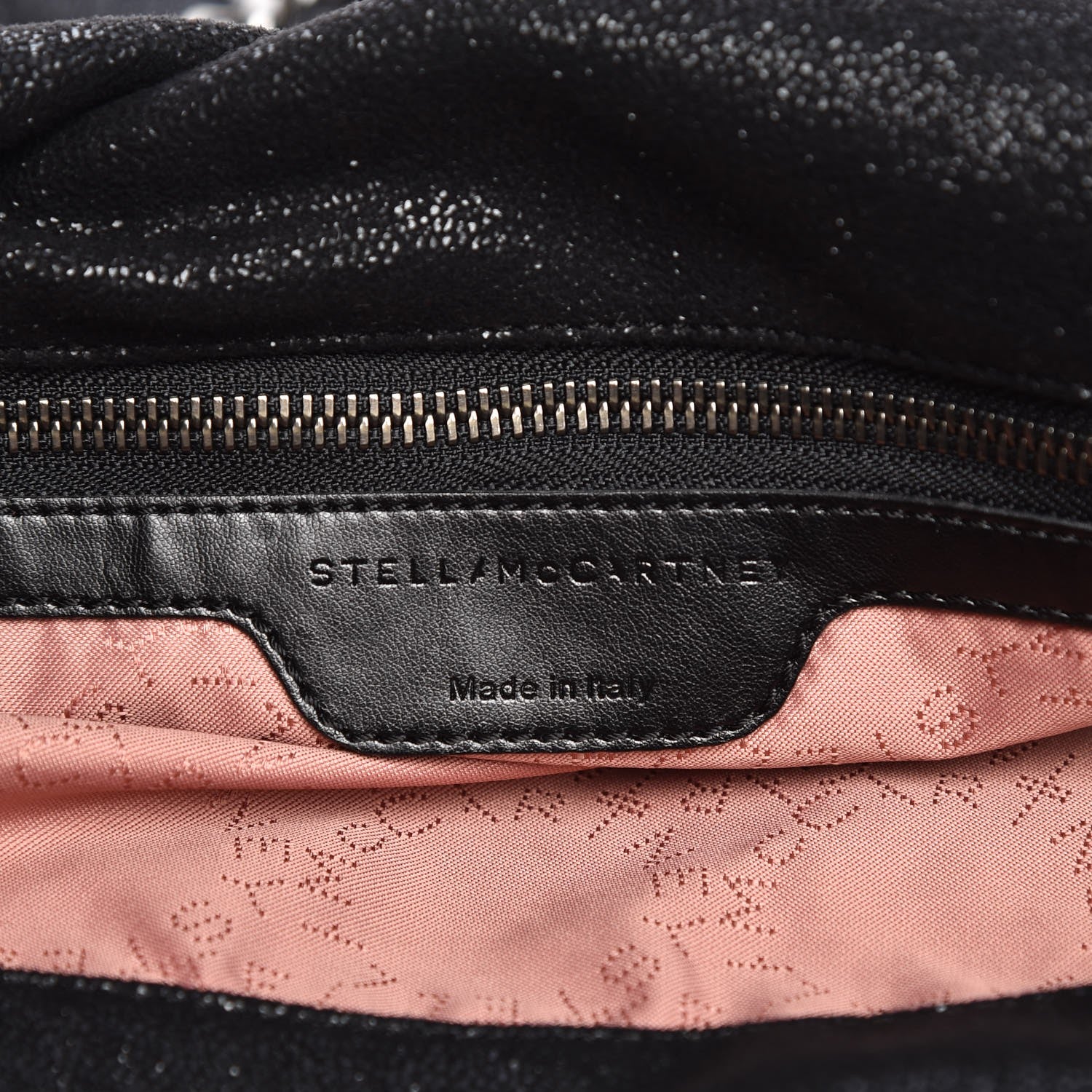 Stella McCartney Shaggy Deer Falabella Fold Over Tote Black 7 of 8