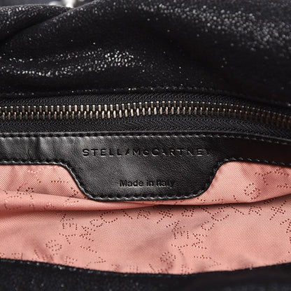 Stella McCartney Shaggy Deer Falabella Fold Over Tote Black 7 of 8
