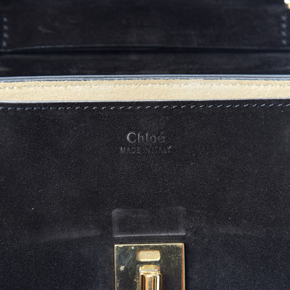 Chloe Suede Calfskin Mini Drew Shoulder Bag Black 6 of 9