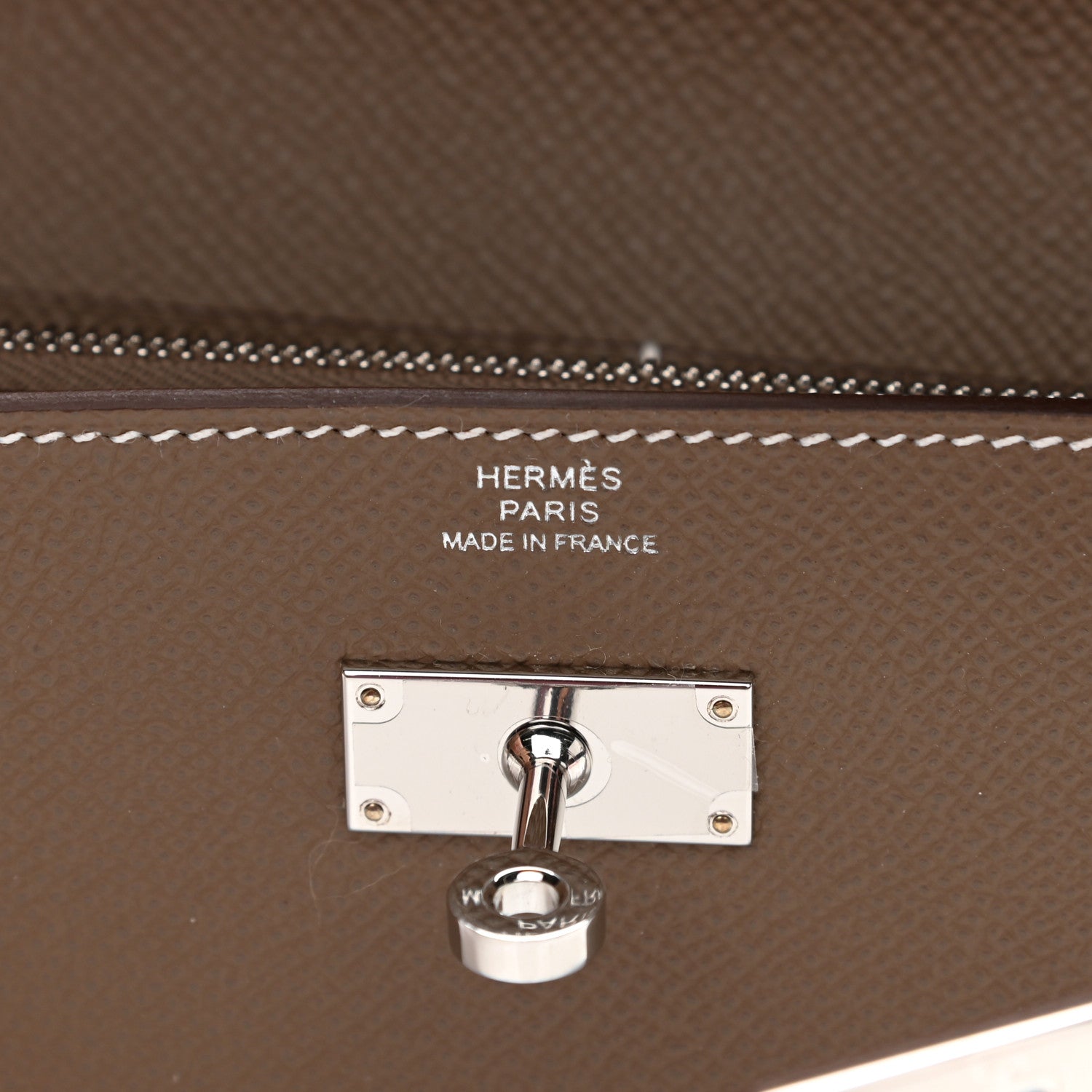 Hermes Epsom Kelly Wallet To Go Etoupe 4 of 8
