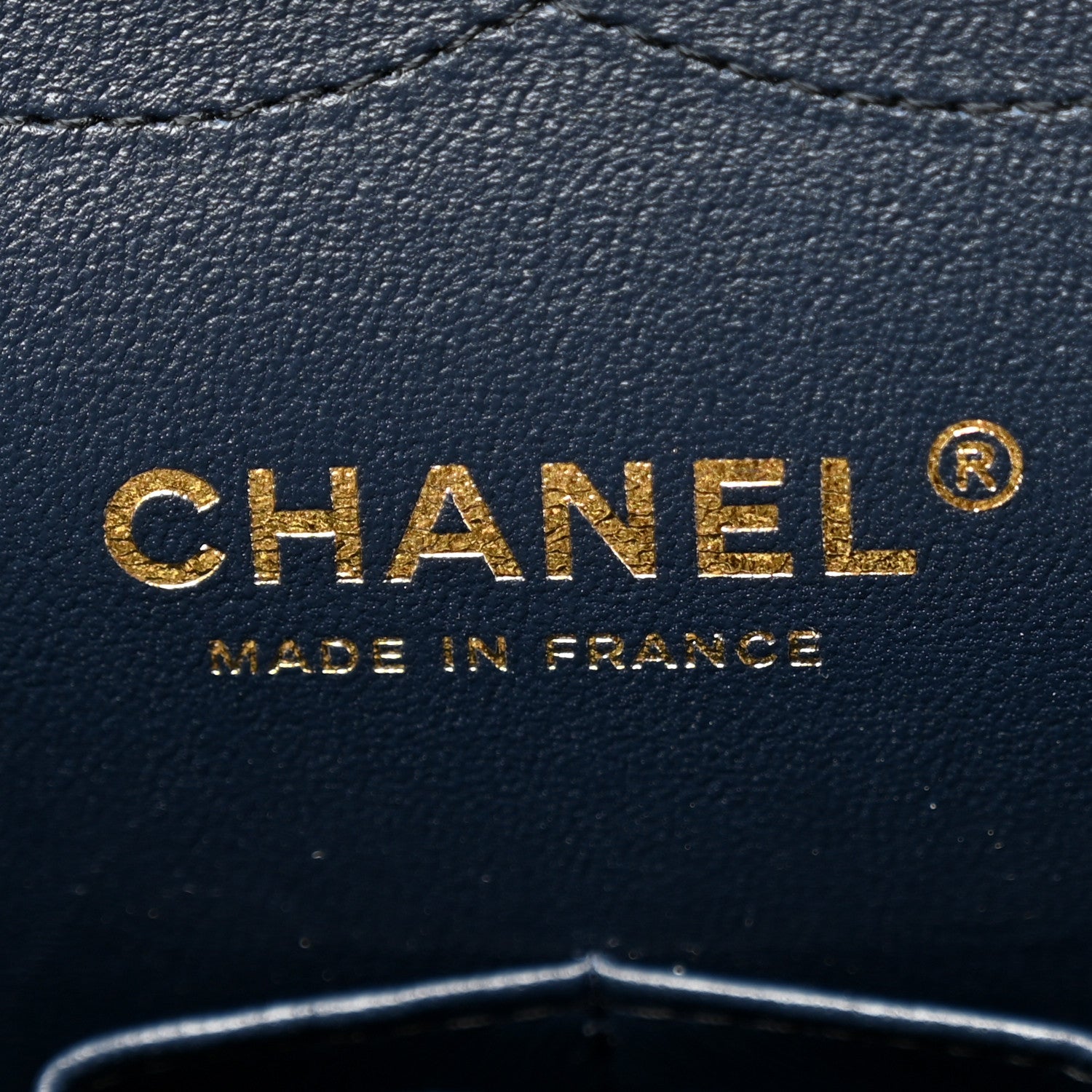 Chanel Lambskin Quilted Jumbo Double Flap Navy 6 of 11