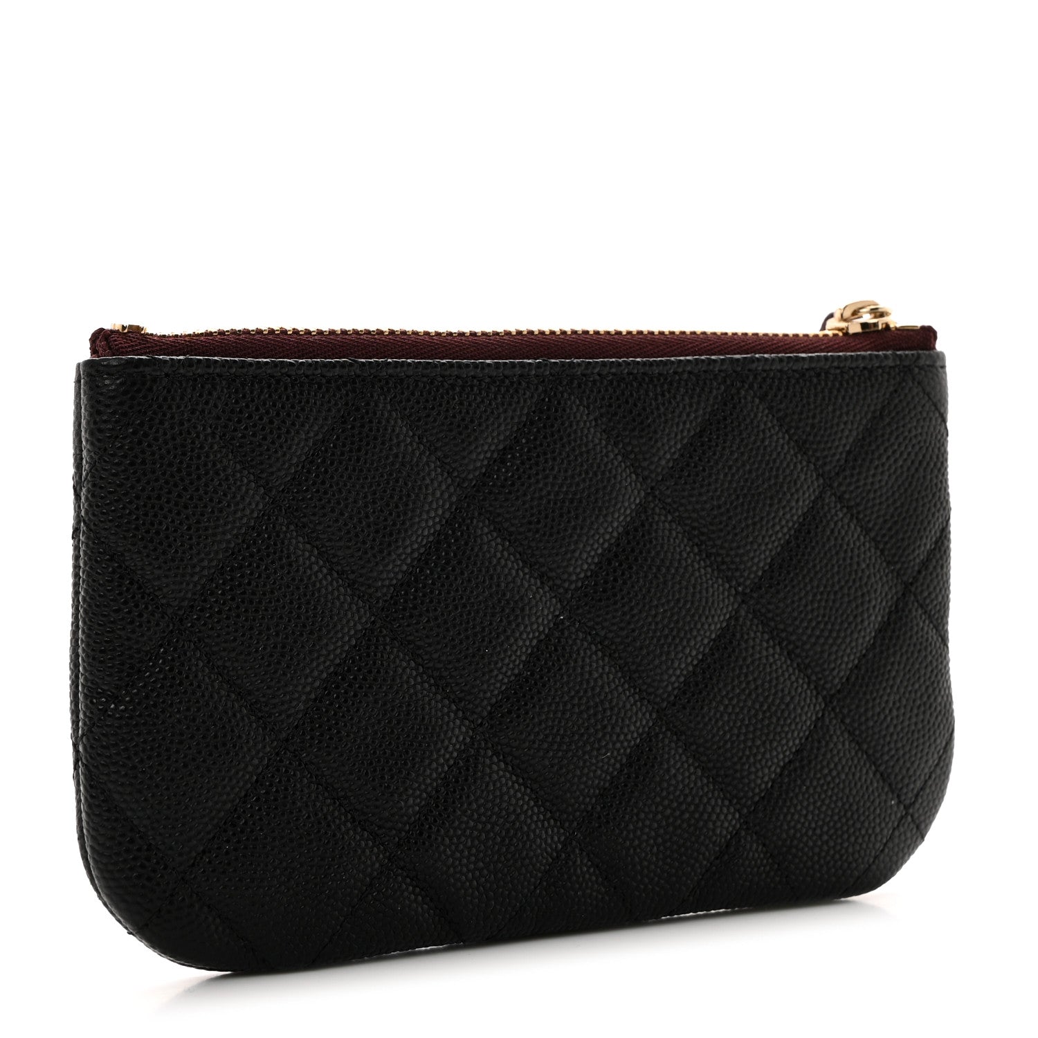 Chanel Caviar Quilted Small Cosmetic Case Black 3 of 7
