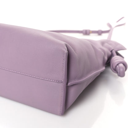 Loewe Nappa Flamenco Knot Clutch Pale Aubergine Glaze 8 of 8