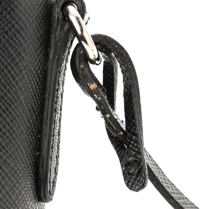 Prada Saffiano Lux Shoulder Bag Caramel Talco 10 of 10