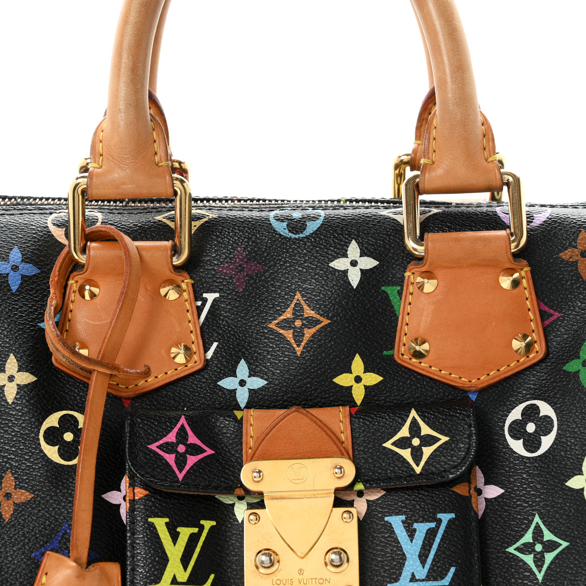 Louis Vuitton Monogram Multicolor Speedy 30 Black 13 of 19