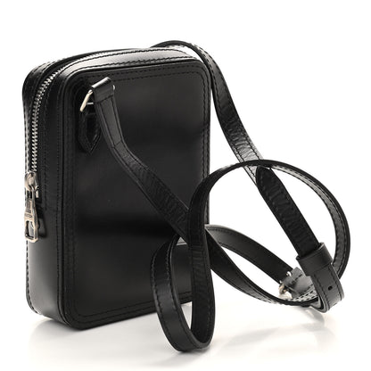 Louis Vuitton Calfskin Flower Charms Danube Messenger Black 3 of 10