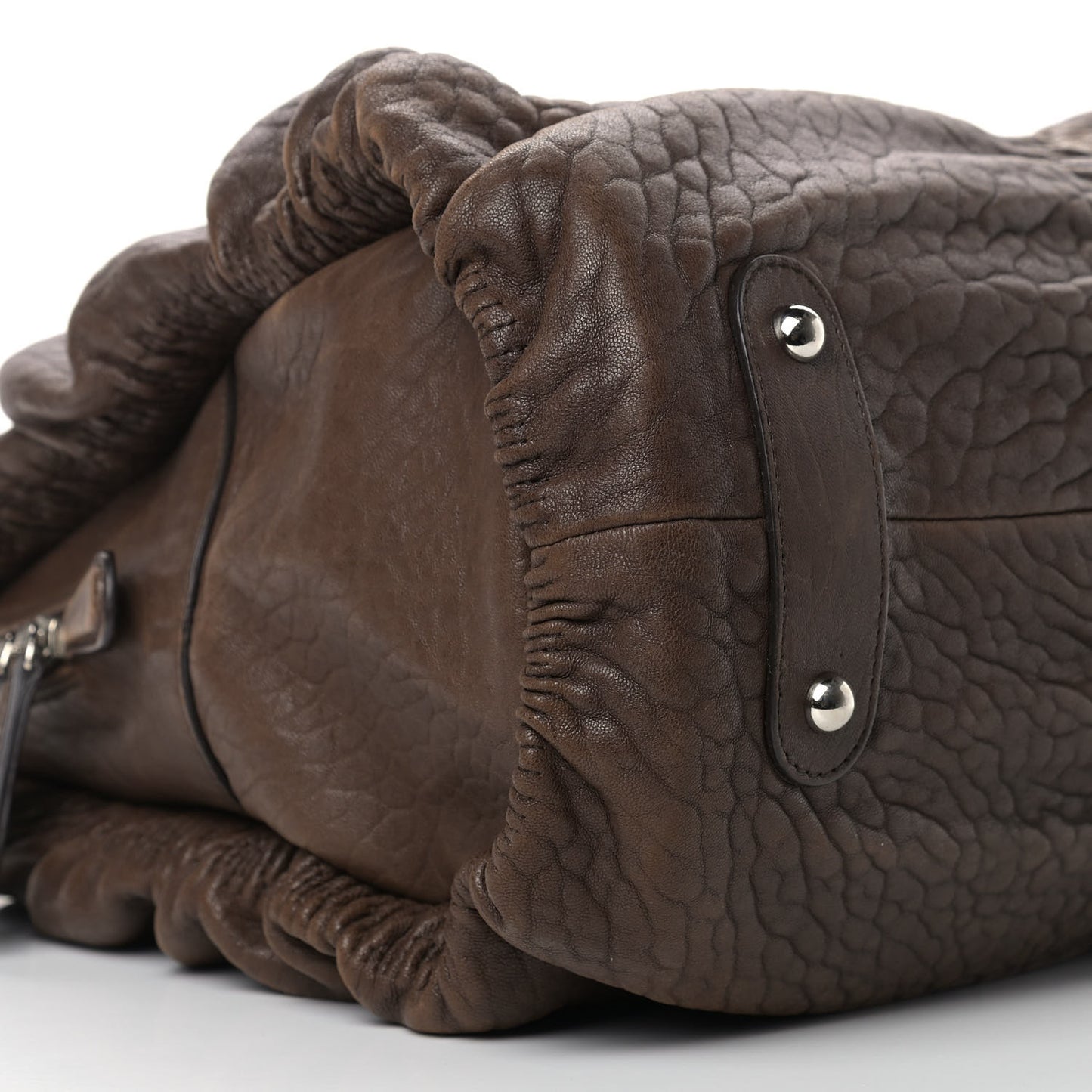 Lambskin Karenina Large Tote Brown