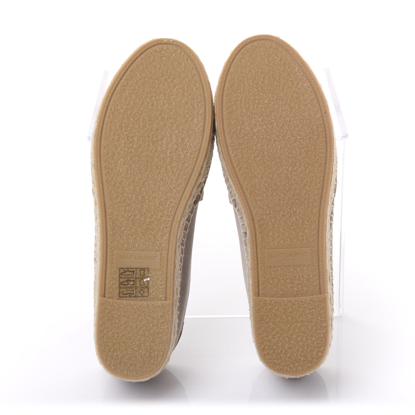 Suede Espadrilles 36.5 Rose Antique