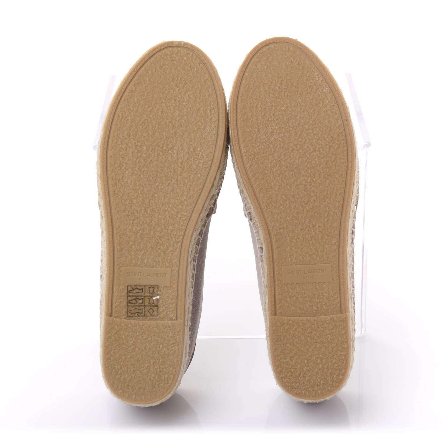 Saint Laurent Suede Espadrilles 36.5 Rose Antique 5 of 9