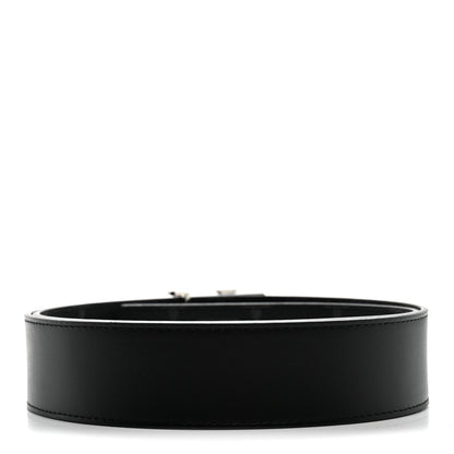 Louis Vuitton Monogram Eclipse 40mm LV Line Initiales Reversible 95 38 Belt Black 4 of 8