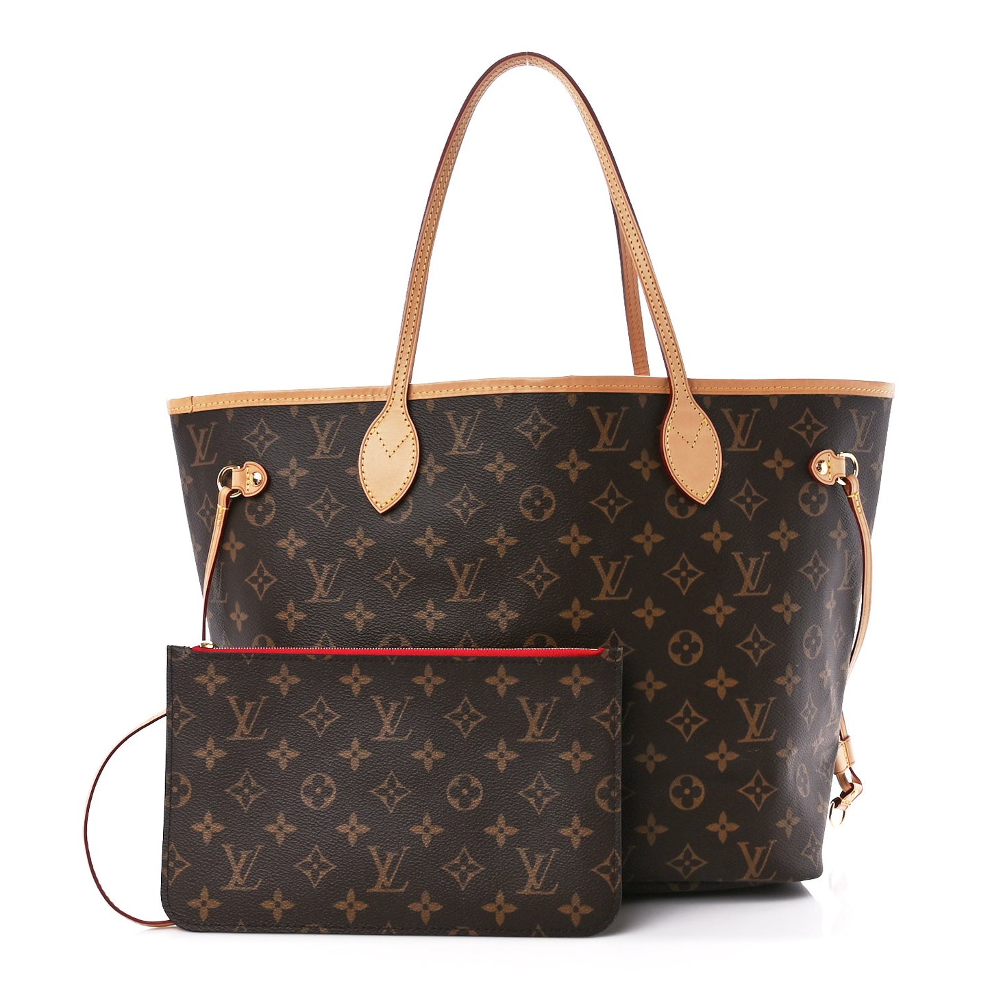 Monogram Neo Neverfull MM Cherry