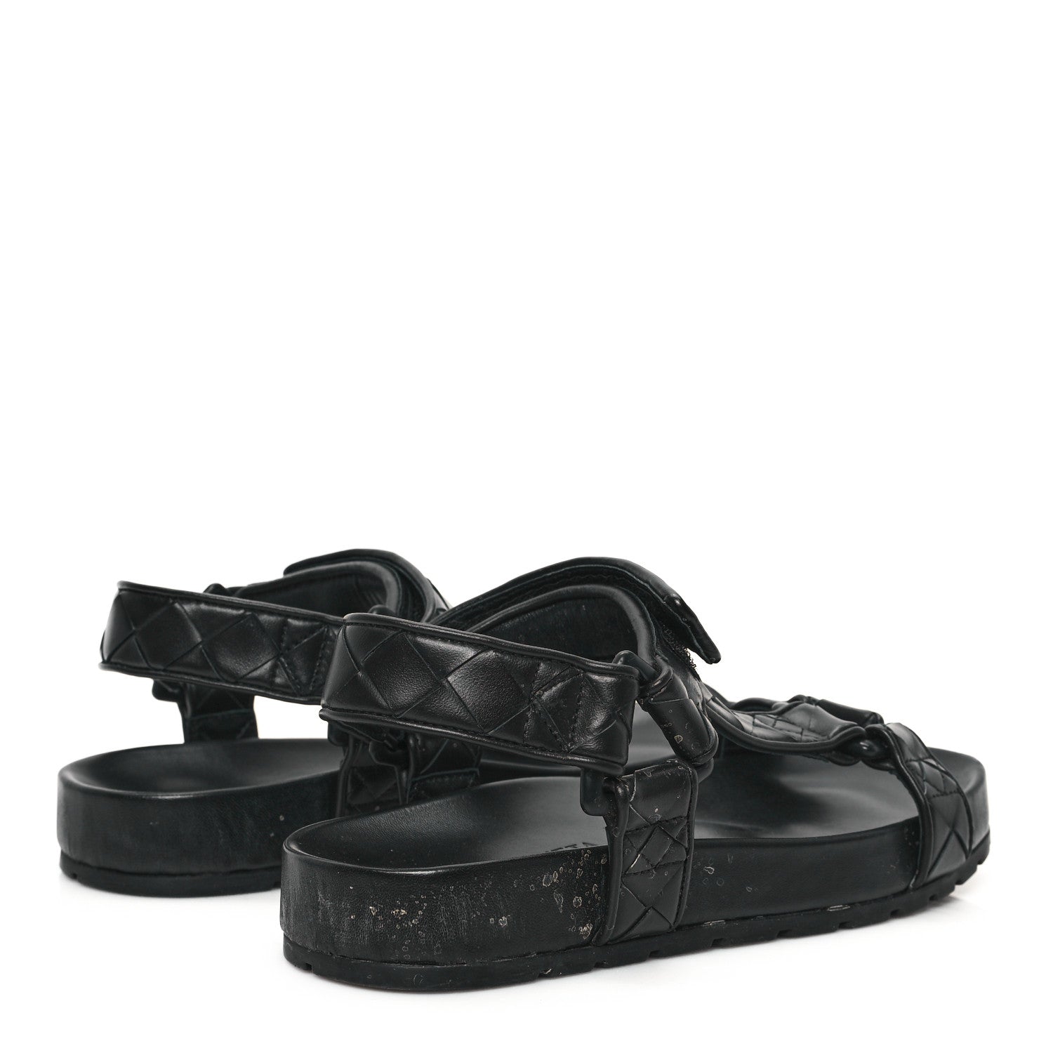 Bottega Veneta Nappa Intrecciato Trip Sandals 36 Black 5 of 8