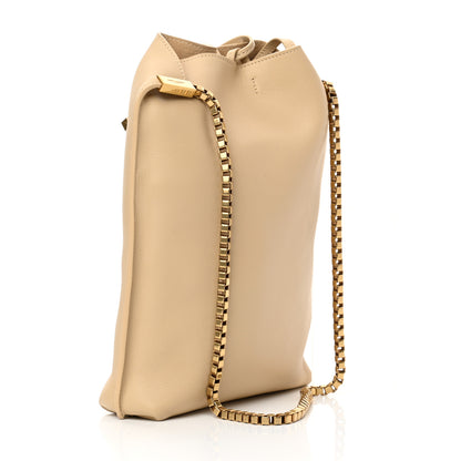 Saint Laurent SAINT LAUREN Smooth Calfskin Small Suzanne Hobo Ivory Natural 7 of 25