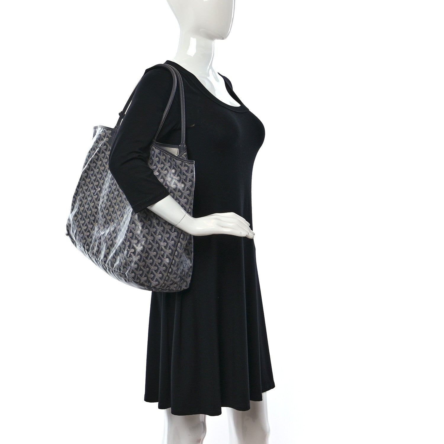 Goyard Goyardine Saint Louis GM Grey 2 of 8