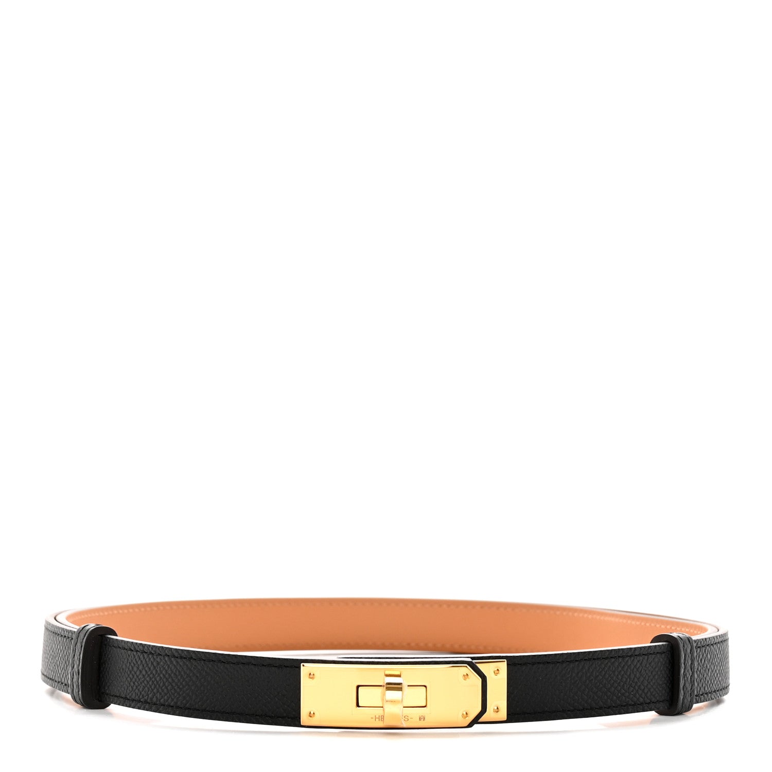 Hermes Epsom Kelly Belt Black 1 of 5