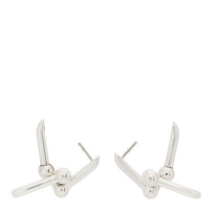 Tiffany Sterling Silver Extra Large HardWear Link Earrings 3 of 4