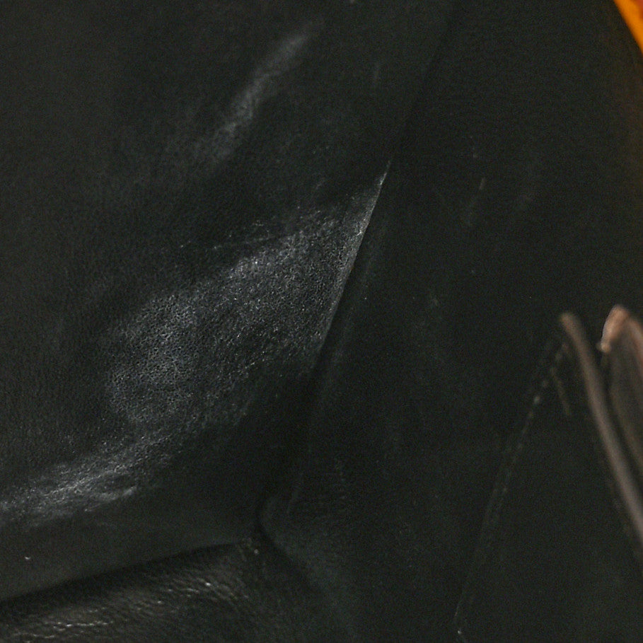 Lambskin Matelasse Chevron Medium Monogram Satchel Mimosa