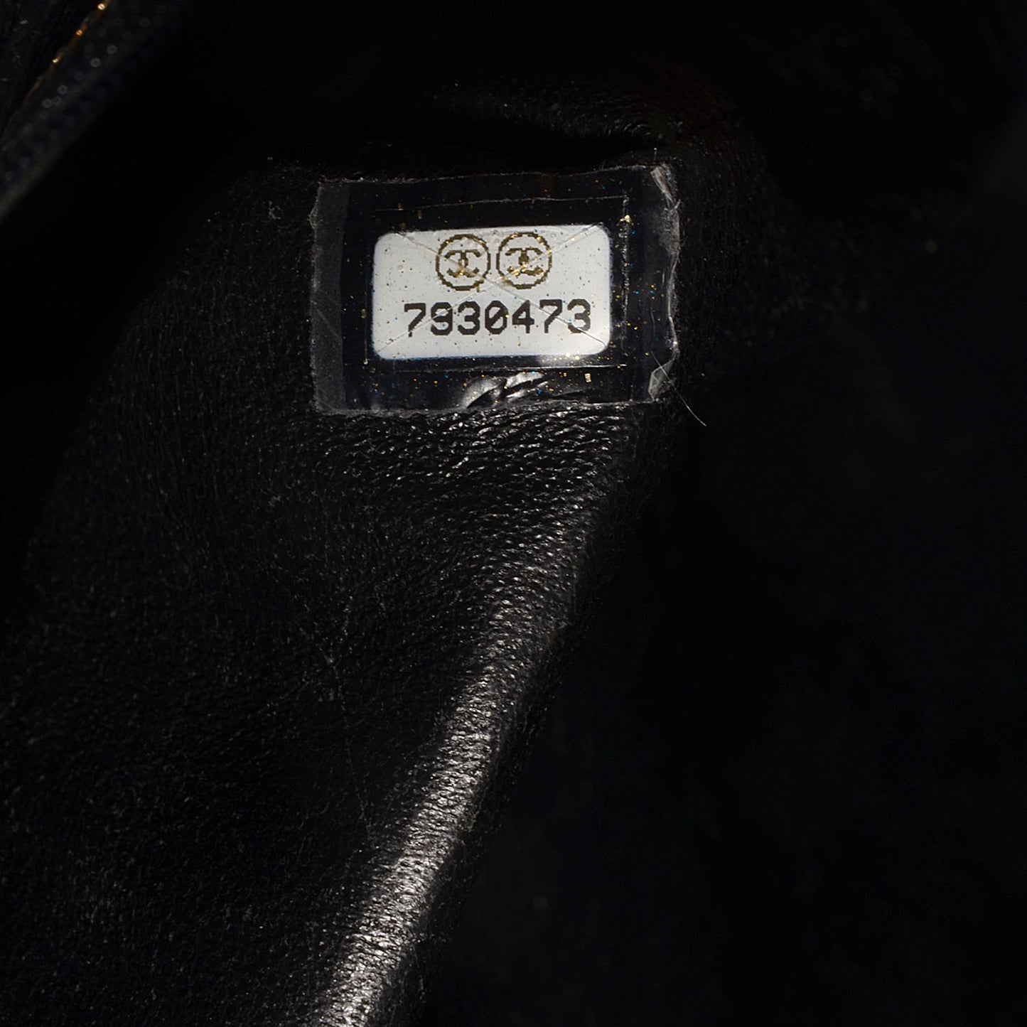 Caviar Medallion Tote Black