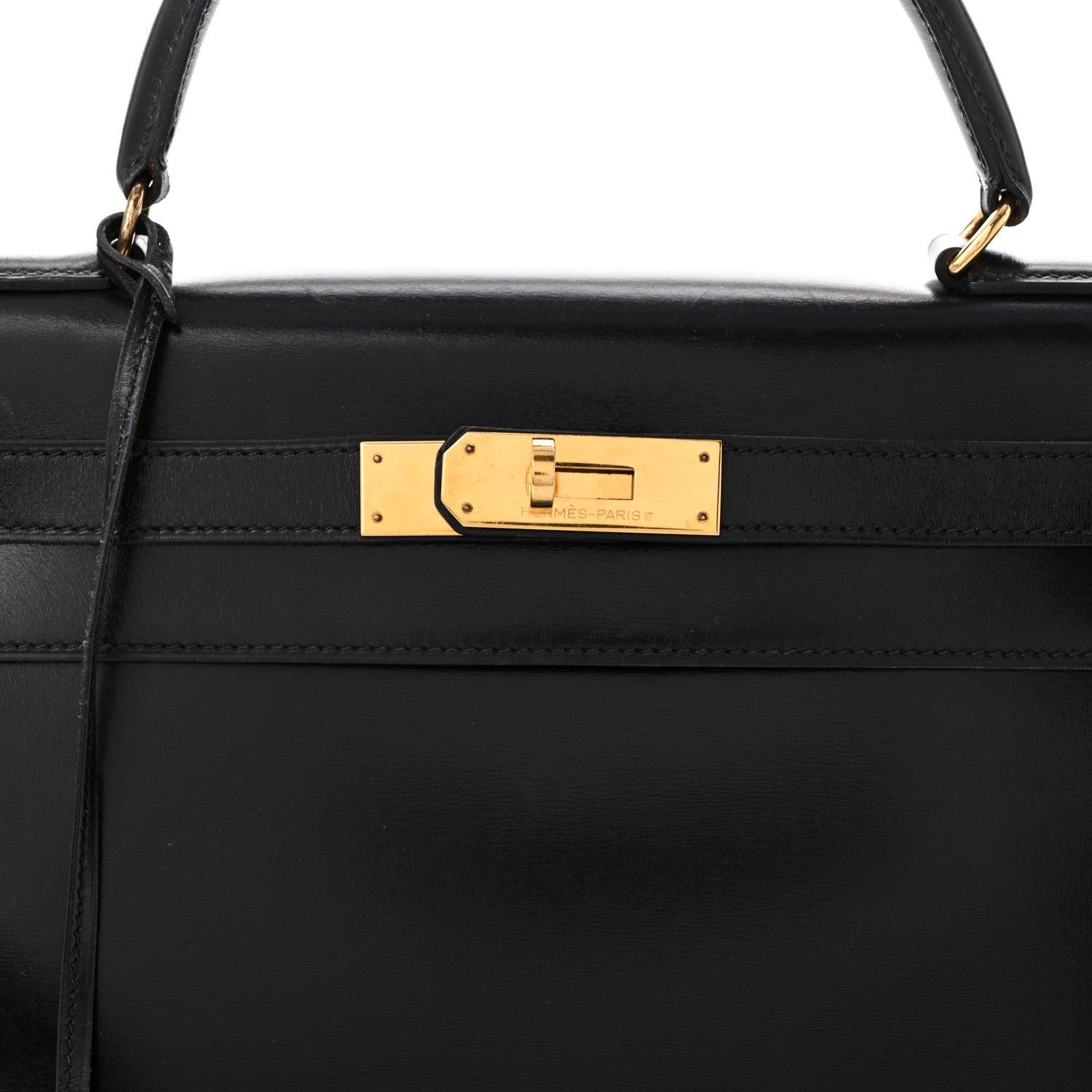 Hermes Box Kelly Sellier 28 Black 8 of 11