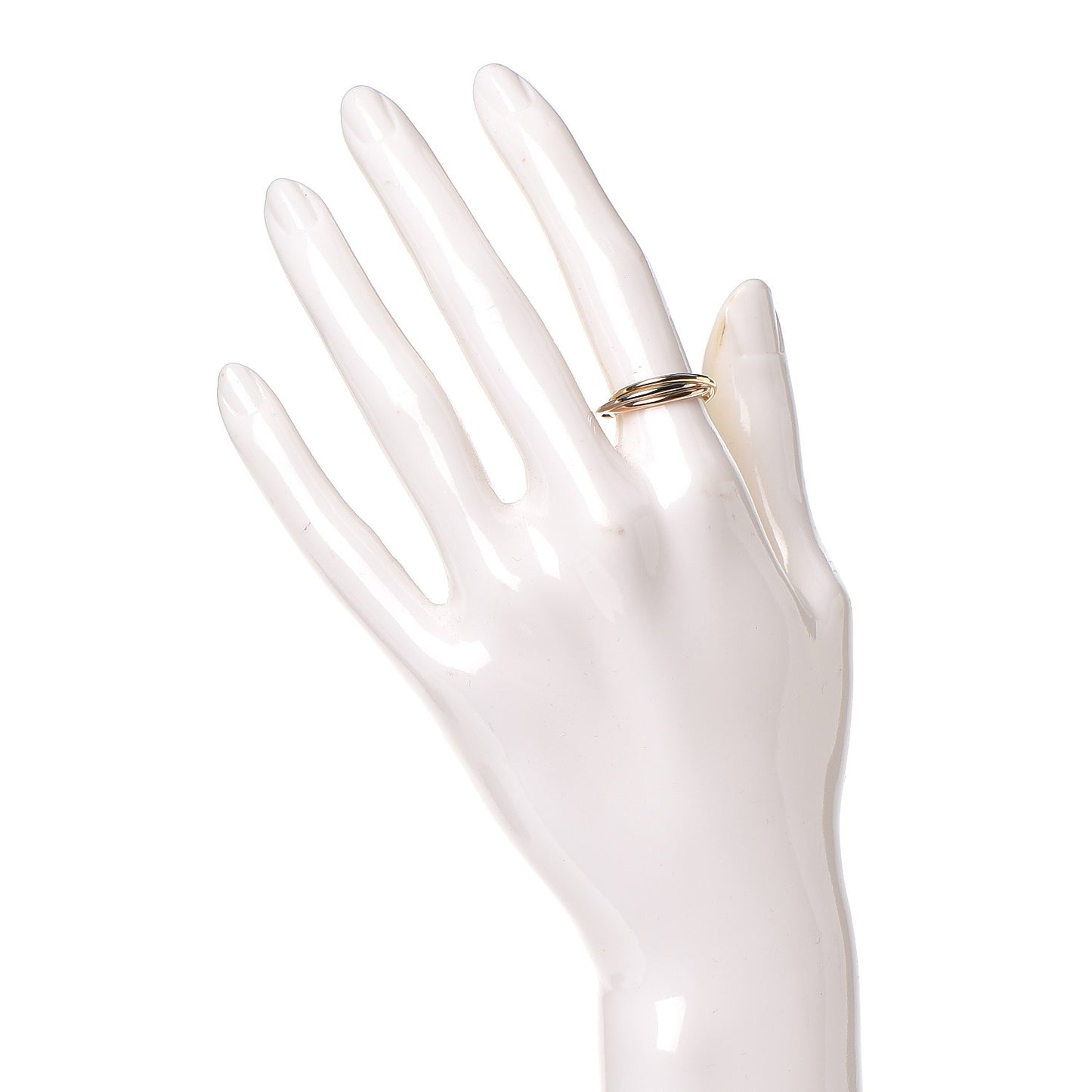 18K Pink Yellow White Gold Extra Small Trinity Ring 51 5.75