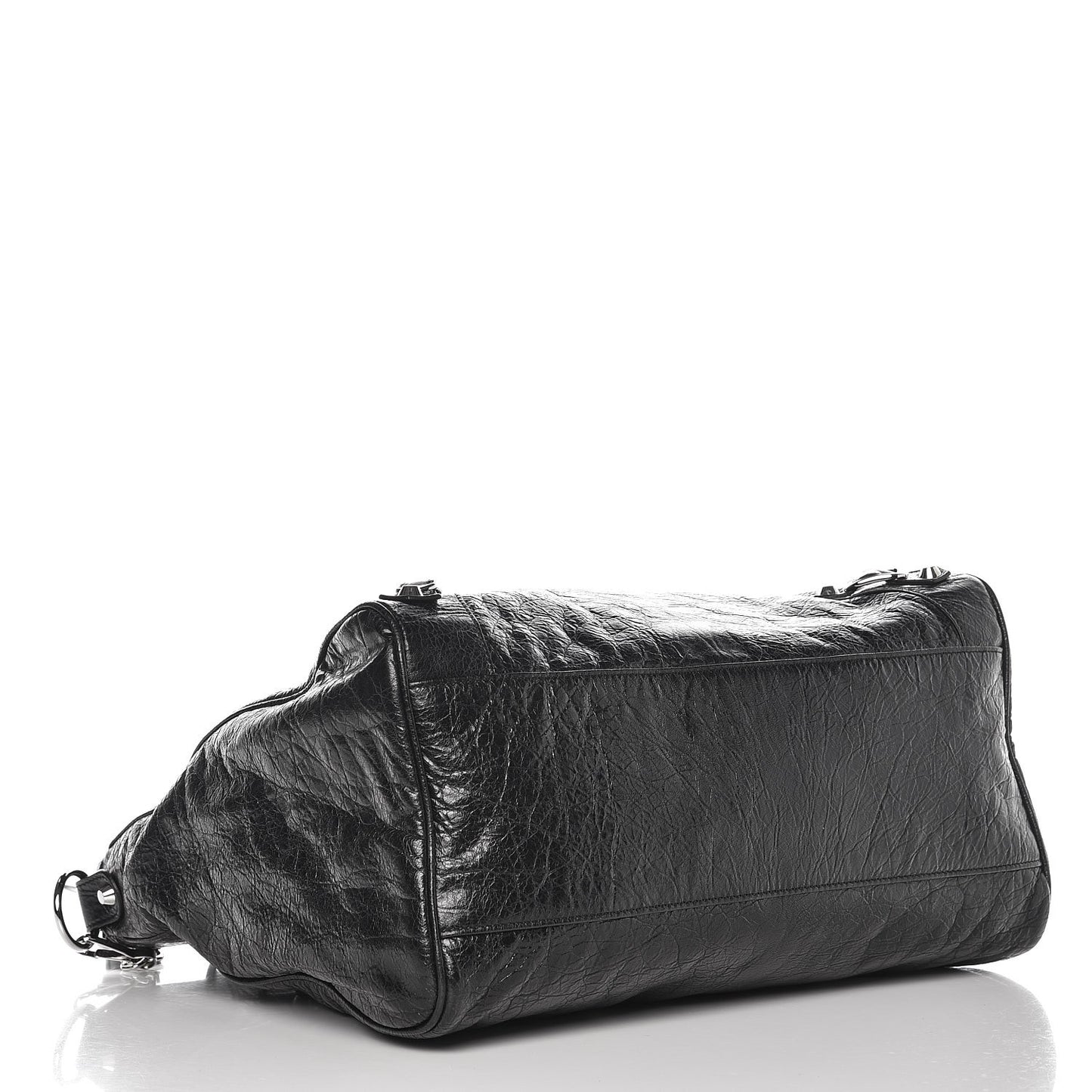 Agneau Classic Silver Hardware Velo Black