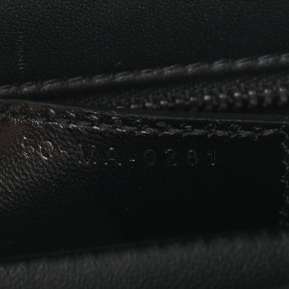 Christian Dior Calfskin Macrocannage Small Caro Bag Black 7 of 9