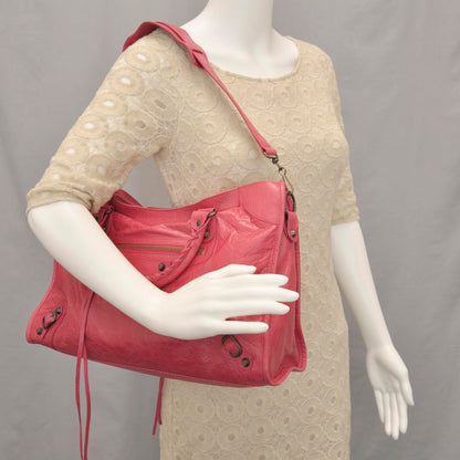 Balenciaga Agneau City Rose Thulian 2 of 11