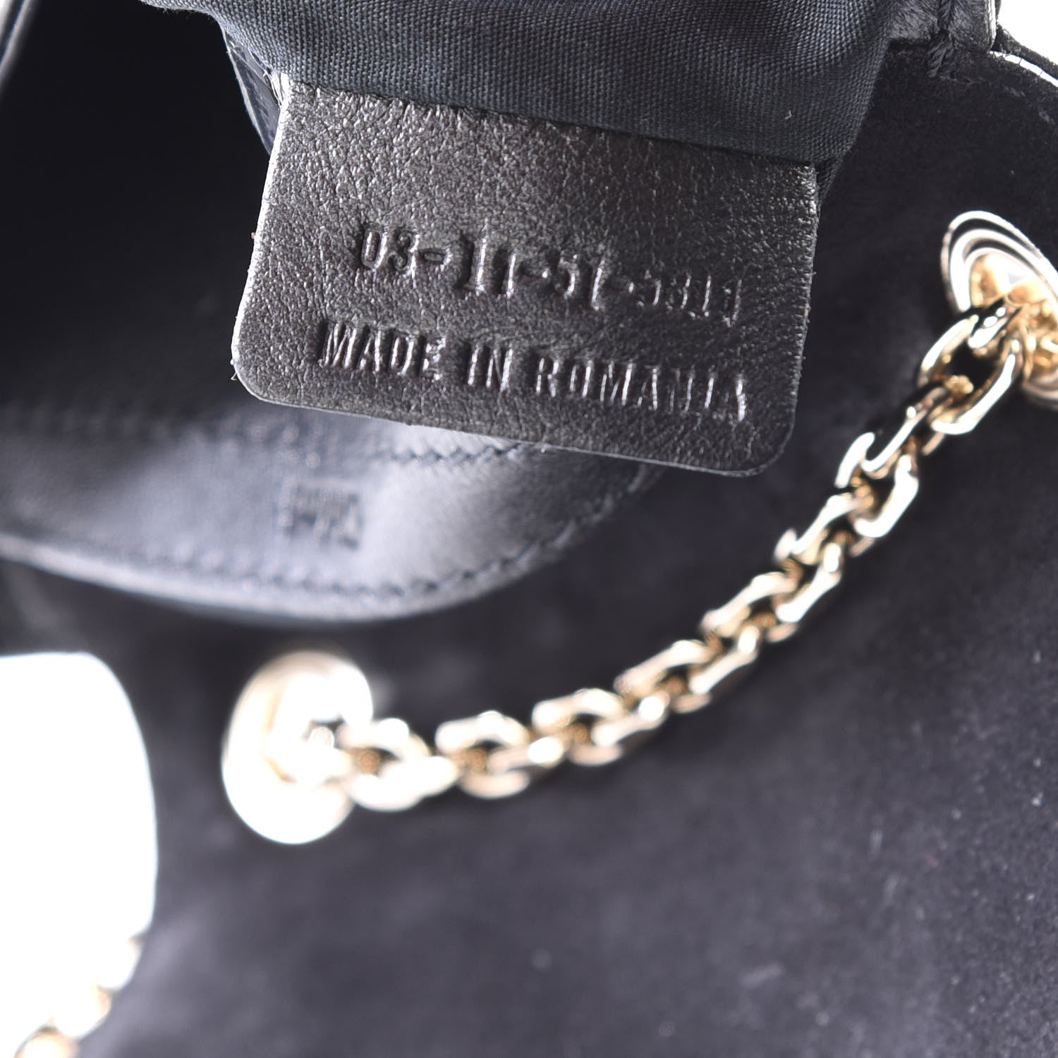 Chloe Grained Calfskin Crystal Mini Lily Crossbody Bag Black 9 of 11