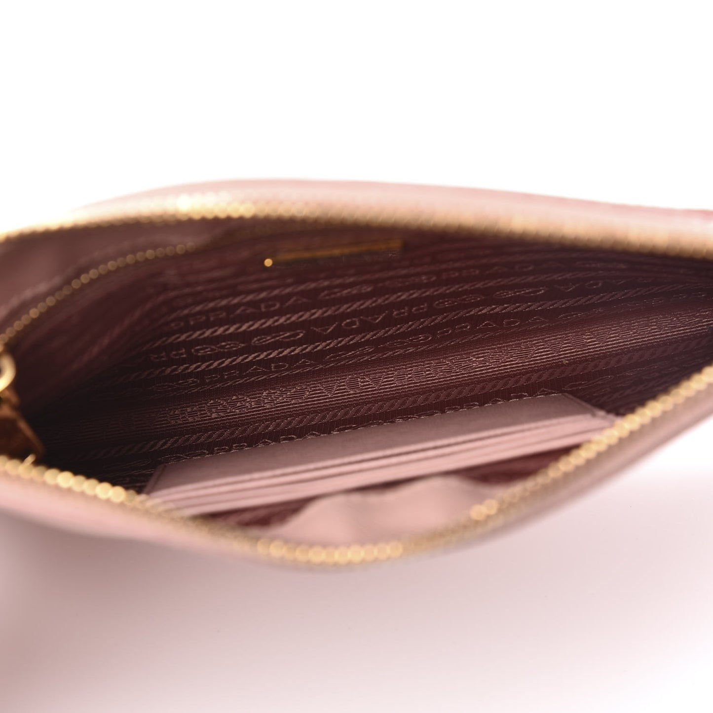 Saffiano Flat Zip Wristlet Orchidea