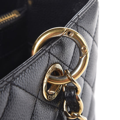 Chanel Caviar Quilted Grand Shopping Tote GST Black 8 of 8