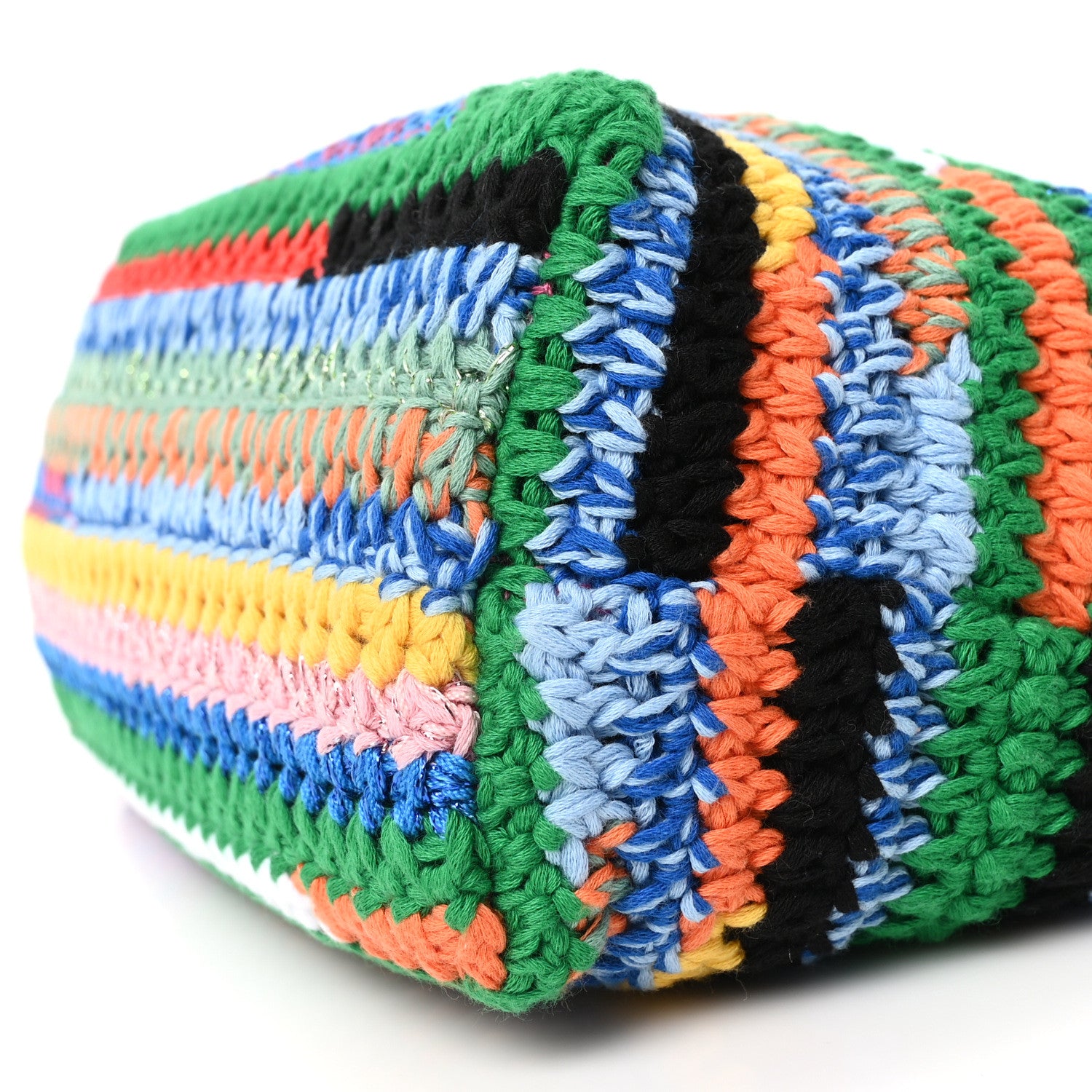 Miu Miu Fabric Crochet Pouch Multicolor 1787431 – FASHIONPHILE