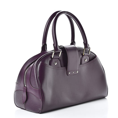 Louis Vuitton Epi Bowling Montaigne GM Cassis 3 of 12