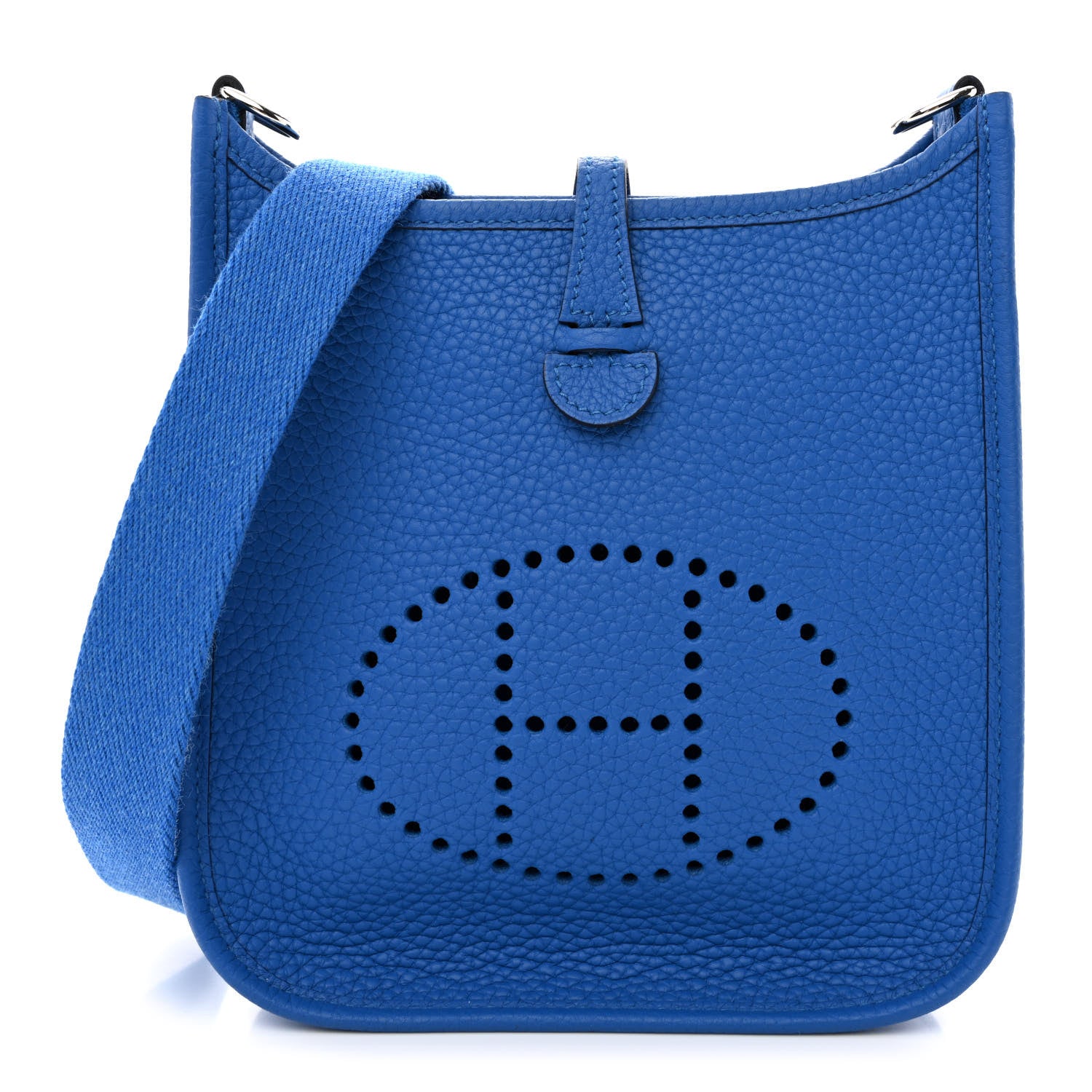 Hermes Taurillon Maurice Evelyne TPM Bleu France 1 of 11