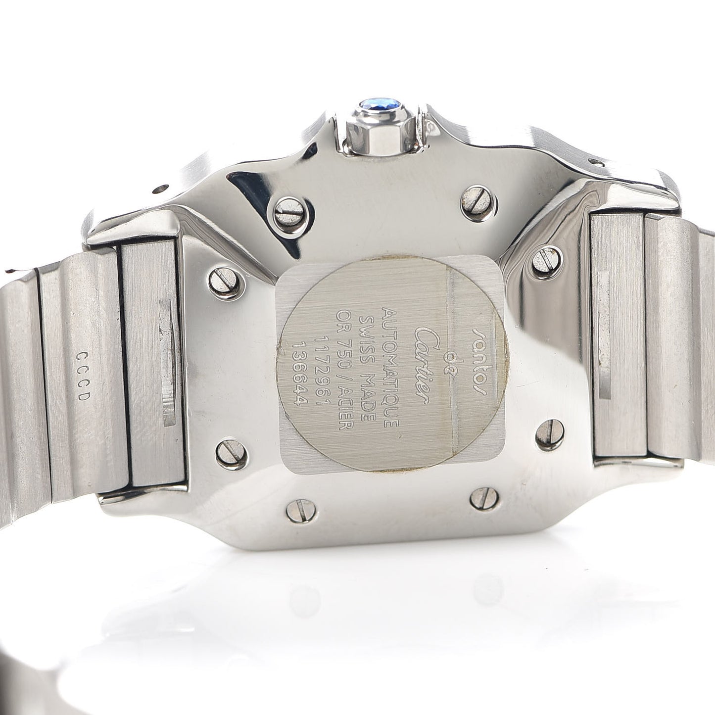 Stainless Steel 18K Yellow Gold 29mm Santos De Cartier Galbee Automatic Watch